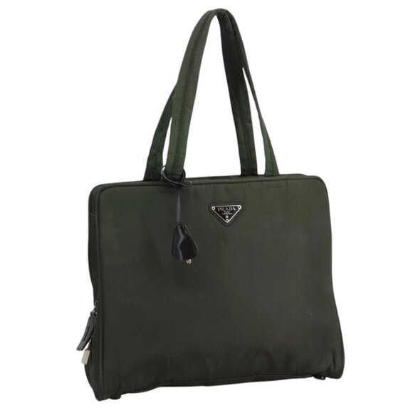 PRADA Tote Bag Nylon Khaki - Picture 1 of 15